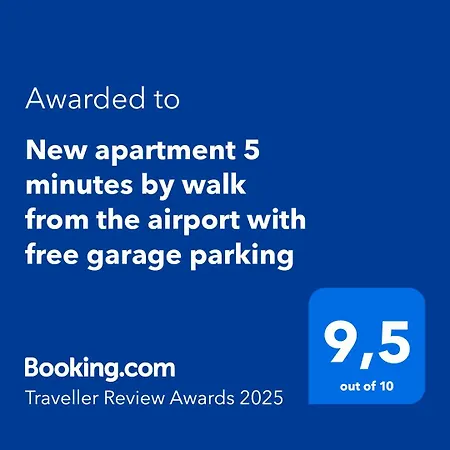 New Air-conditioned 5 Minutes By Walk From The Airport With Free Garage Parking Apartman Pozsony